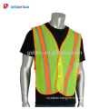 Full Fluorescent Orange 100% Polyester Mesh High Visibility Safety Vest Reflective Waistcoat For Biking Runnning Joggers